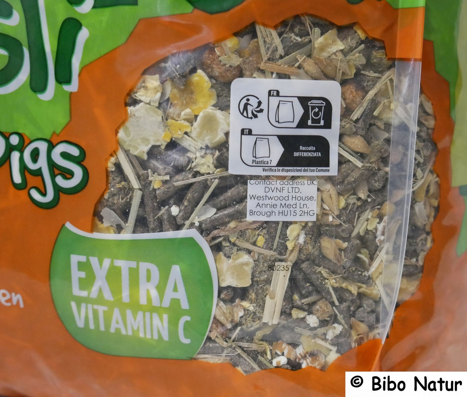meerschweinchen Müsli nahansicht futter