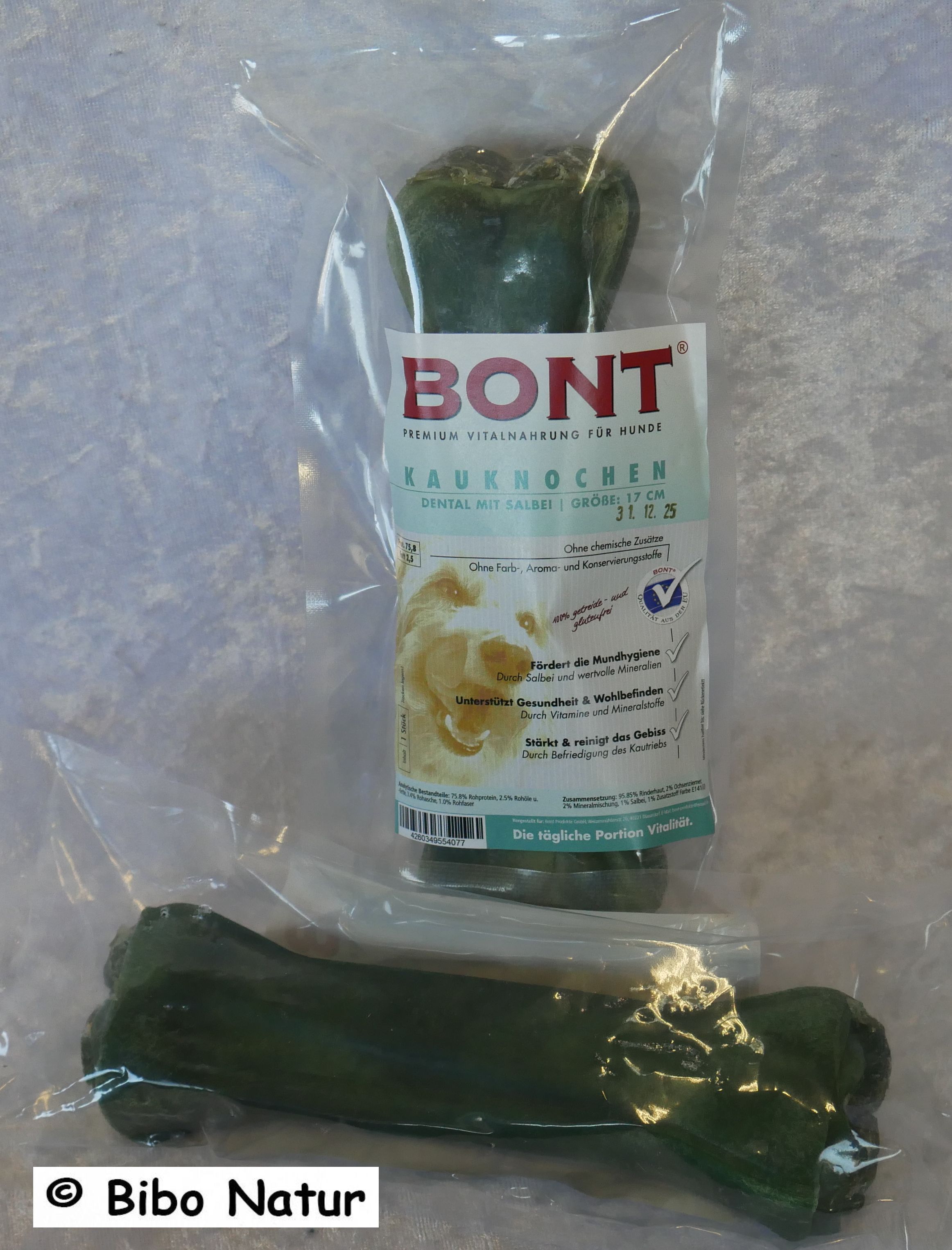 Kauknochen Dental mit Salbei