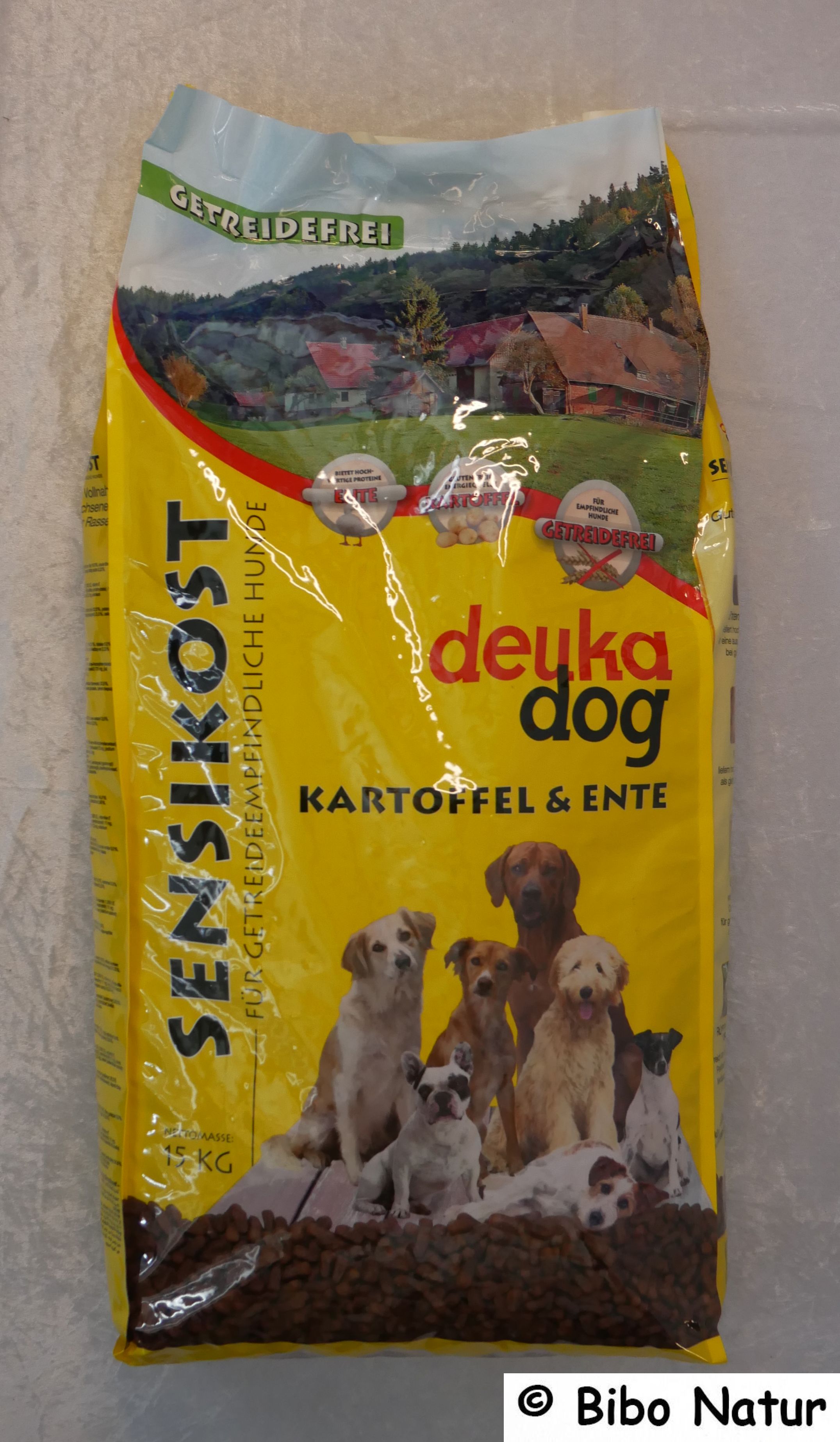 Hundefutter Kartoffel und Ente in Laktosefrei